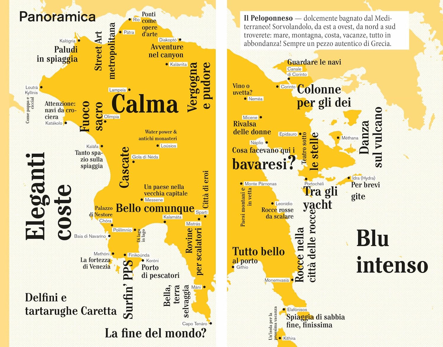 PELOPONNESO. Con Carta geografica ripiegata