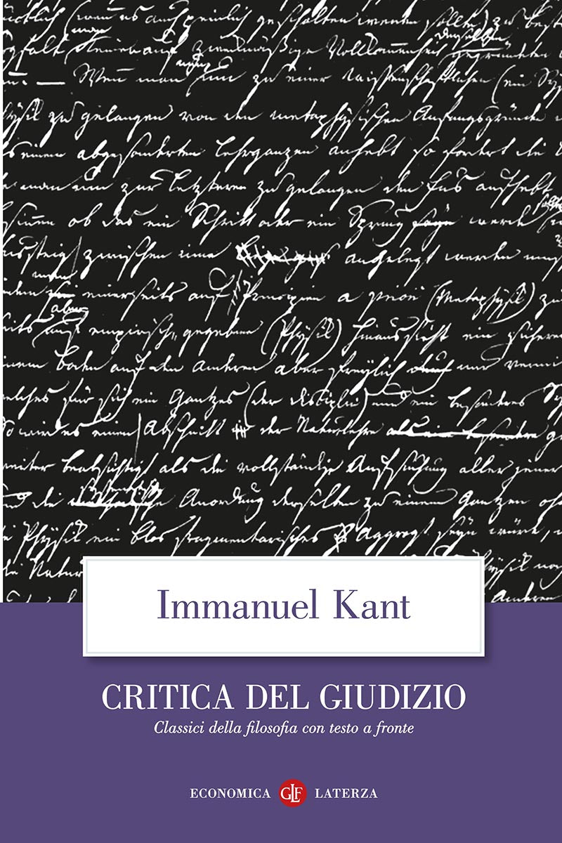CRITICA DEL GIUDIZIO con testo a fronte