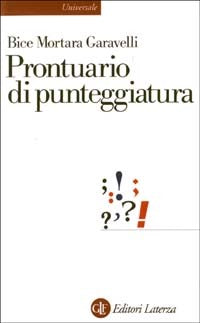 PRONTUARIO DI PUNTEGGIATURA