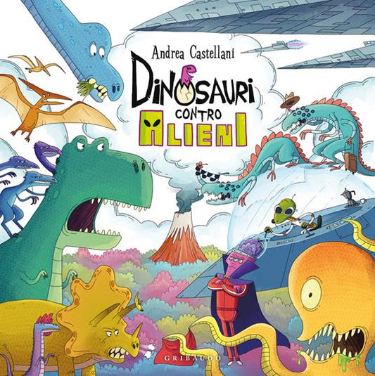 DINOSAURI CONTRO ALIENI. Edizione a colori