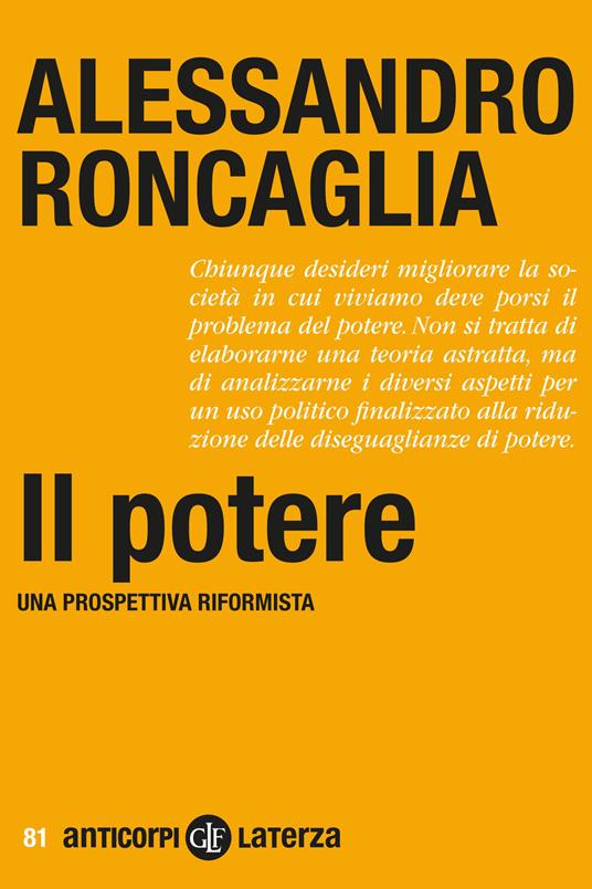 IL POTERE Una prospettiva riformista