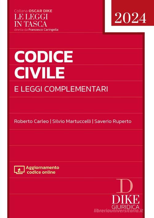 CODICE CIVILE E LEGGI COMPLEMENTARI 2024