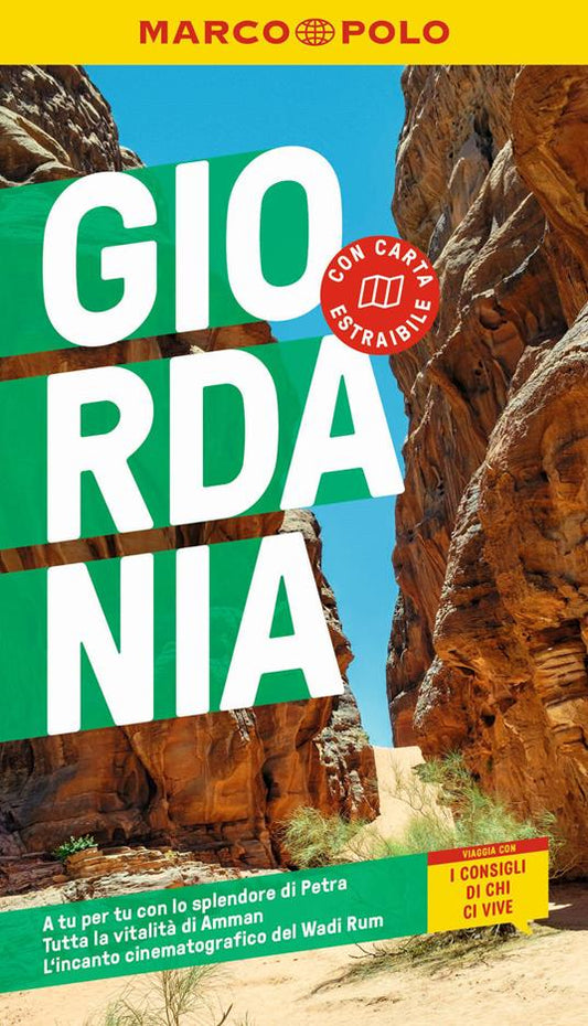 GIORDANIA Con carta geografica ripiegata