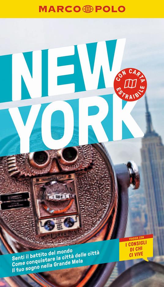 NEW YORK Con carta geografica ripiegata