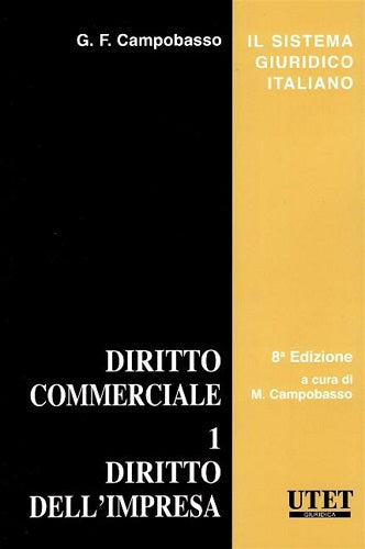 DIRITTO COMMERCIALE VOL.1 DIR.IMPRESA 8E