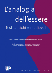 L'ANALOGIA DELL'ESSERE. TESTI ANTICHI E MEDIEVALI