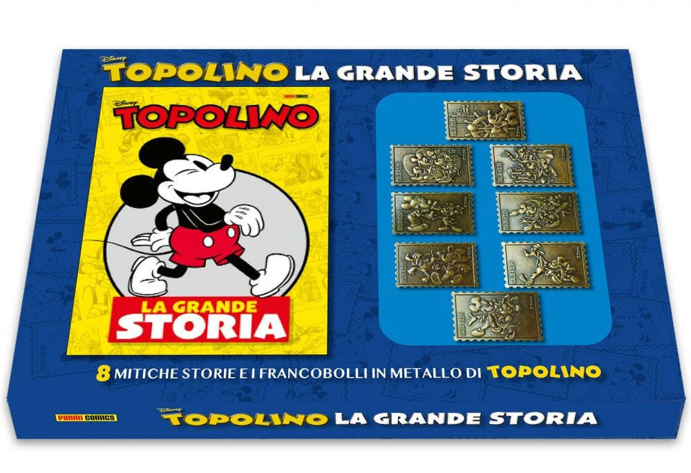Topolino. La grande storia. Con 8 francobolli in metallo
