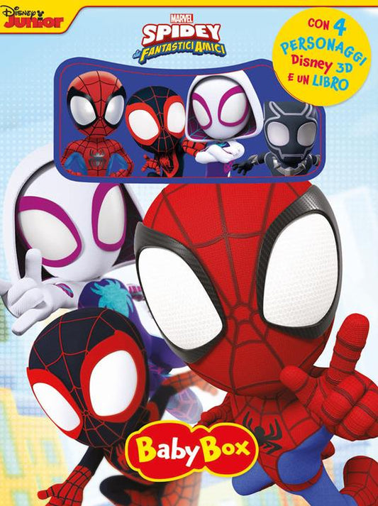 SPIDEY E I SUOI FANTASTICI AMICI Baby box. Ediz. a colori. Con 4 figurine 3D