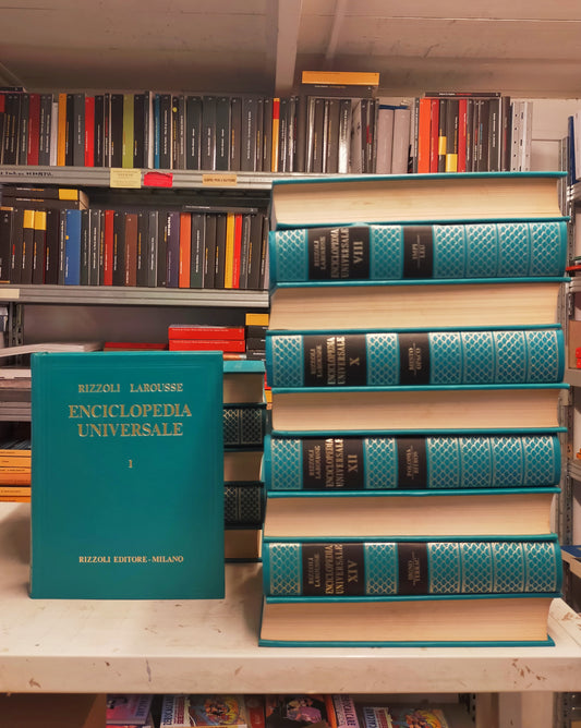 ENCICLOPEDIA UNIVERSALE RIZZOLI-LAROUSSE 1966 COMPLETA VOL. 1-15