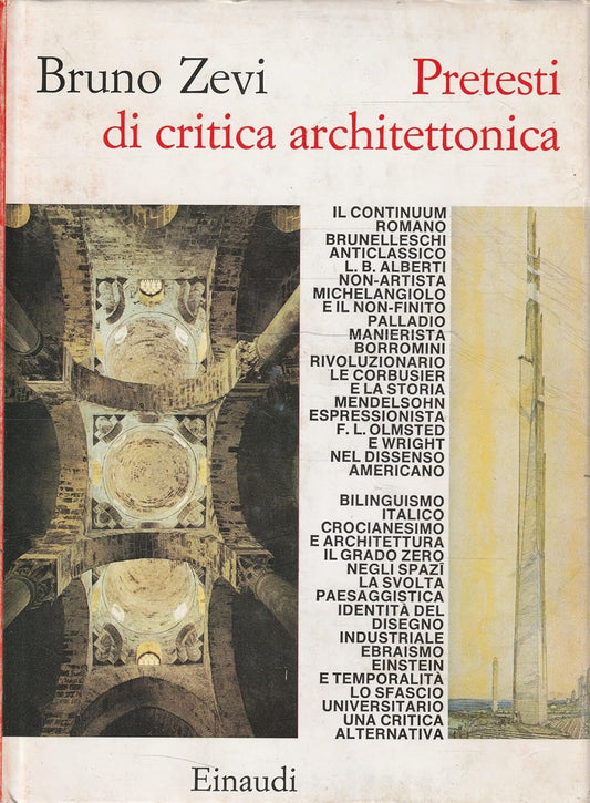 PRETESTI DI CRITICA ARCHITETTONICA