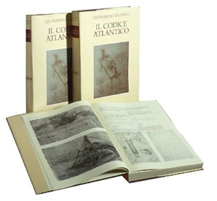 IL CODICE ATLANTICO: EDIZIONE INTEGRALE IN TRE VOLUMI CON TRASCRIZIONE DIPLOMATICA