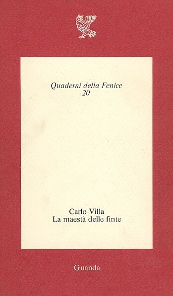 LA MAESTA' DELLE FINTE