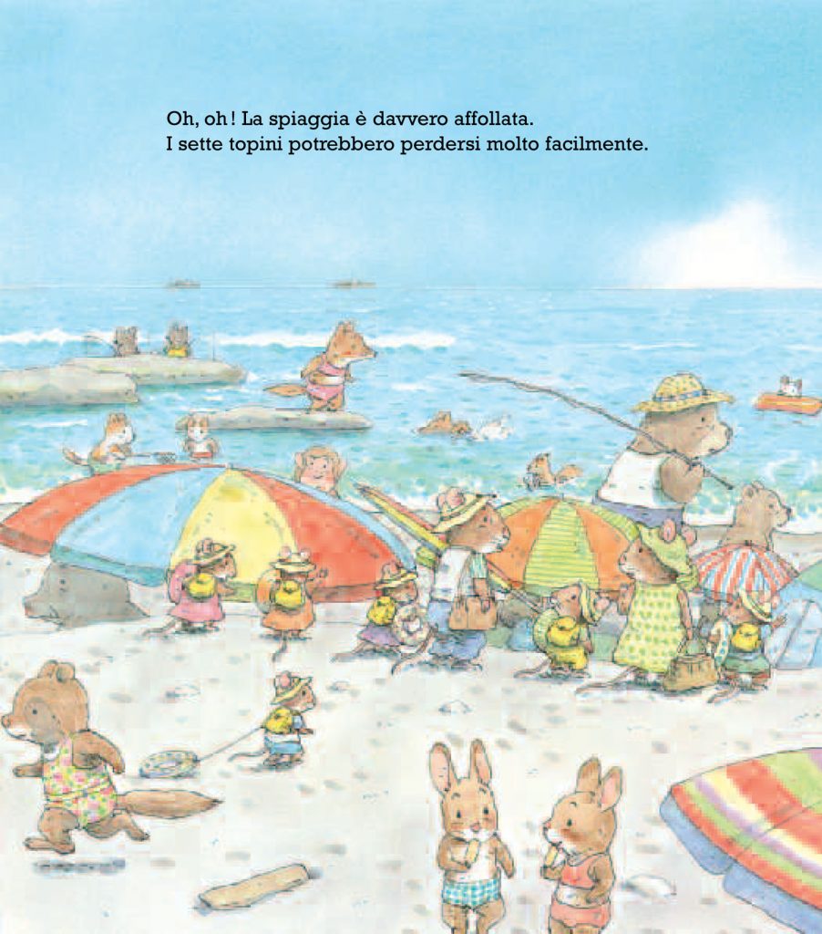 LA FAMIGLIA TOPINI VA AL MARE Ediz. a colori