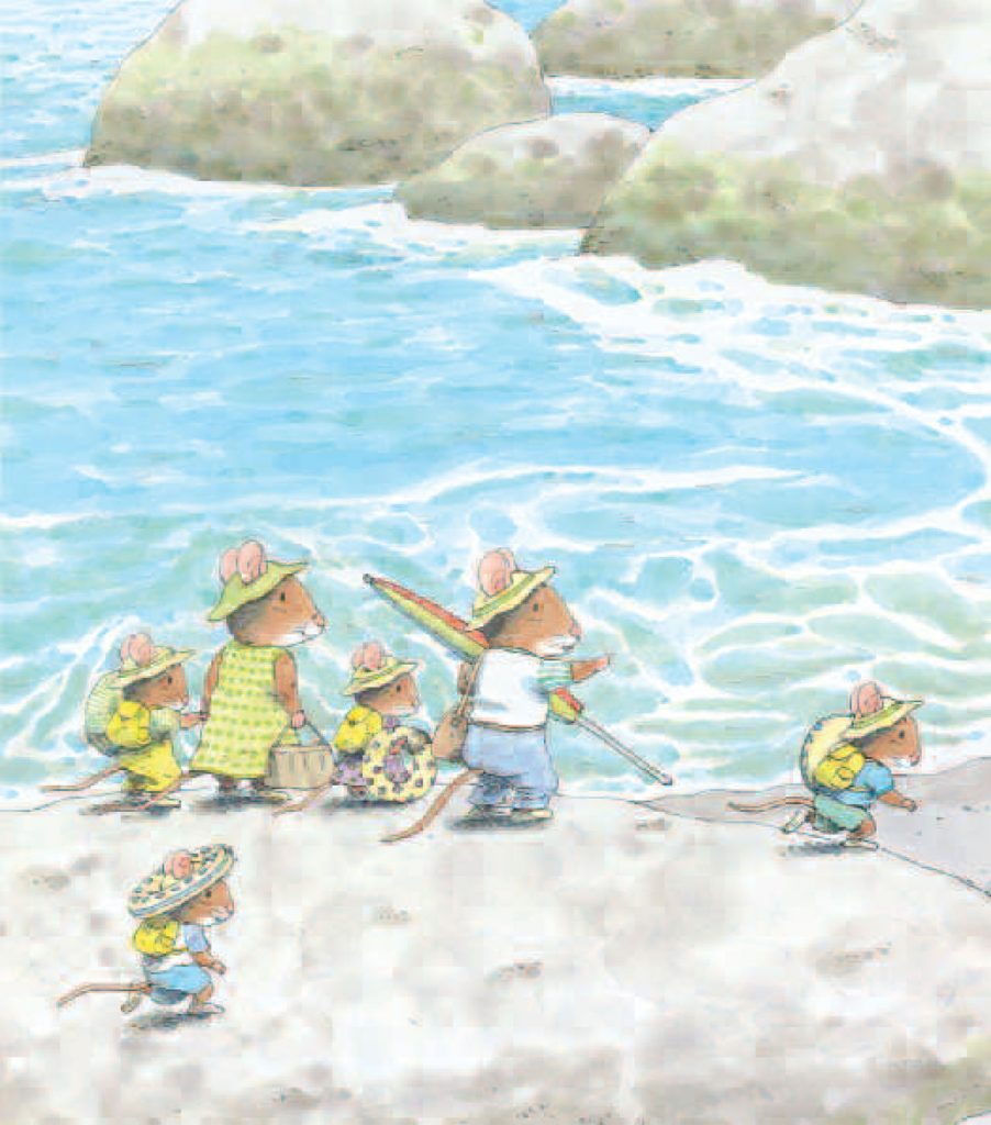 LA FAMIGLIA TOPINI VA AL MARE Ediz. a colori