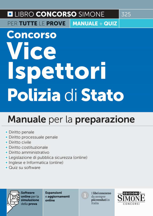 Concorso Vice Ispettori Polizia di Stato – Manuale – 325