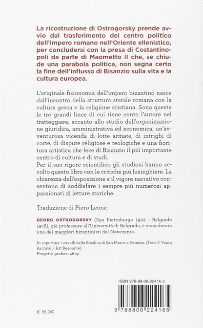 STORIA DELL'IMPERO BIZANTINO