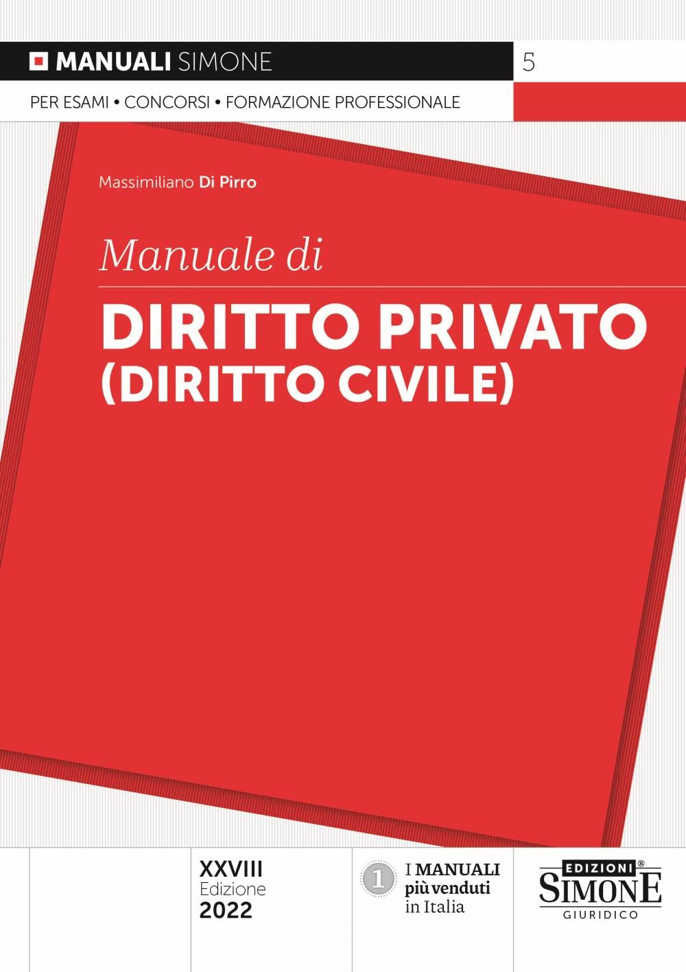 MANUALE DI DIRITTO PRIVATO (DIRITTO CIVILE)