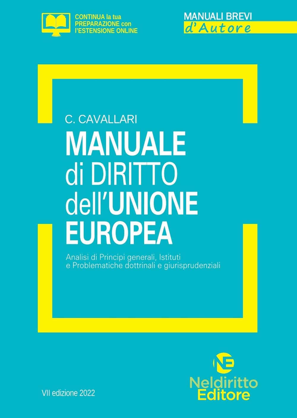 MANUALE DI DIRITTO DELL’UNIONE EUROPEA