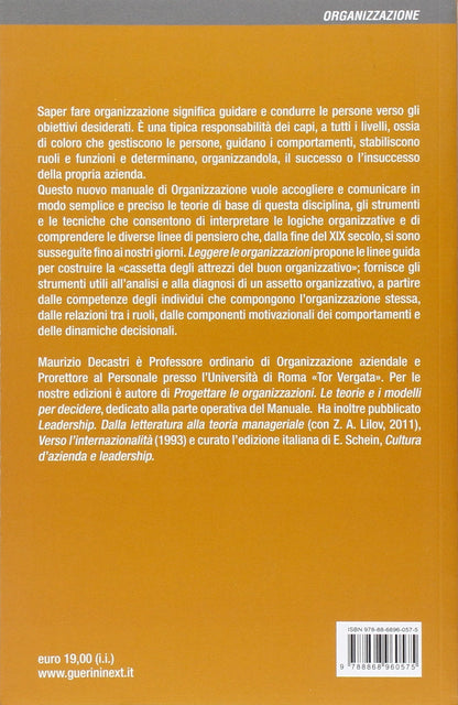LEGGERE LE ORGANIZZAZIONI
