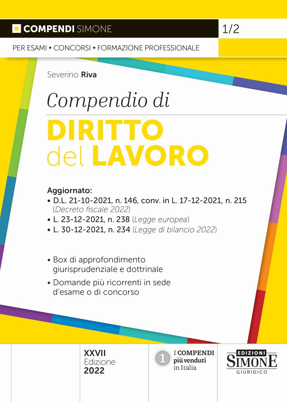 COMPRENDIO DI DIRITTO DEL LAVORO