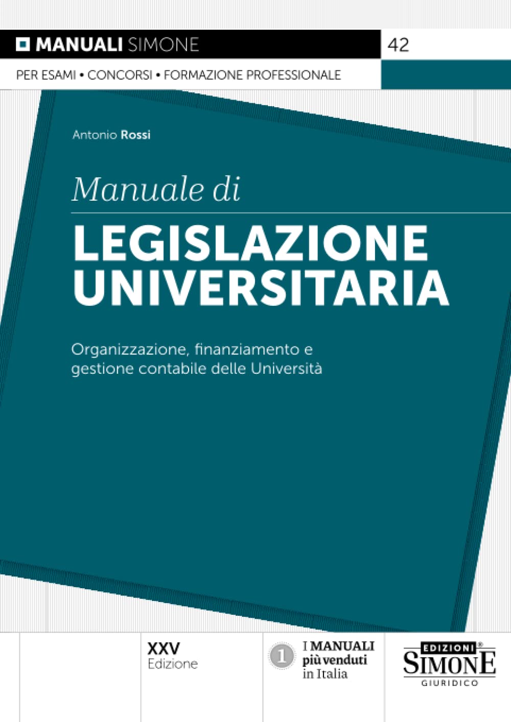 MANUALI DI LEGISLAZIONE UNIVERSITARIA