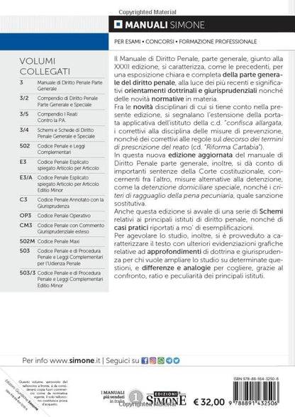 MANUALE DI DIRITTO PENALE PARTE GENERALE