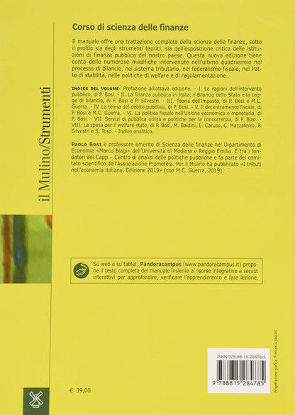 CORSO DI SCIENZA DELLE FINANZE
