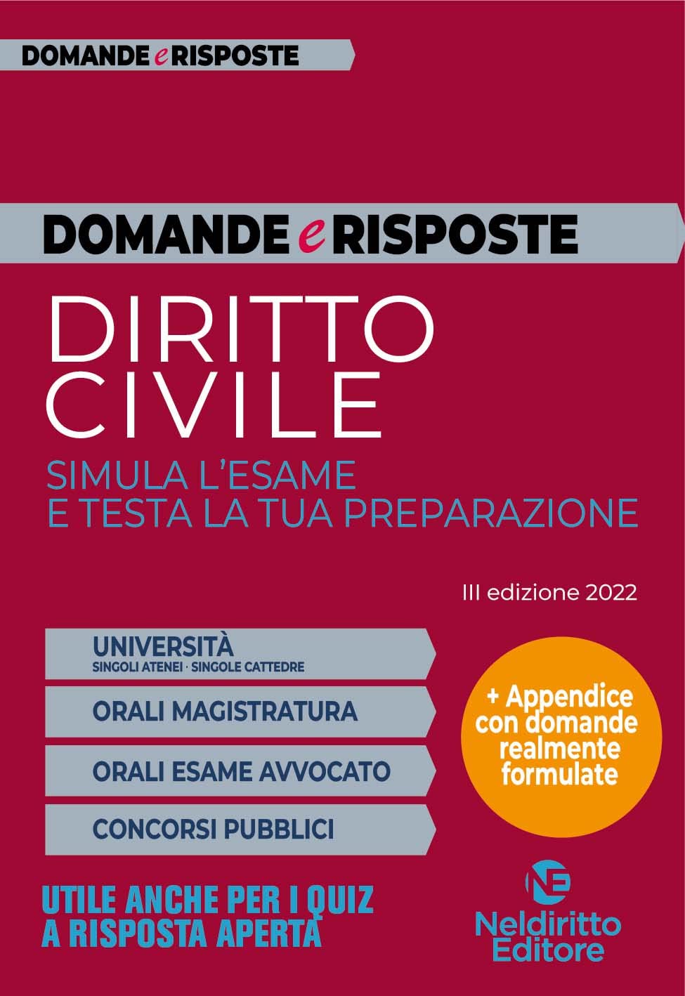 DOMANDE E RISPOSTE DIRITTO CIVILE
