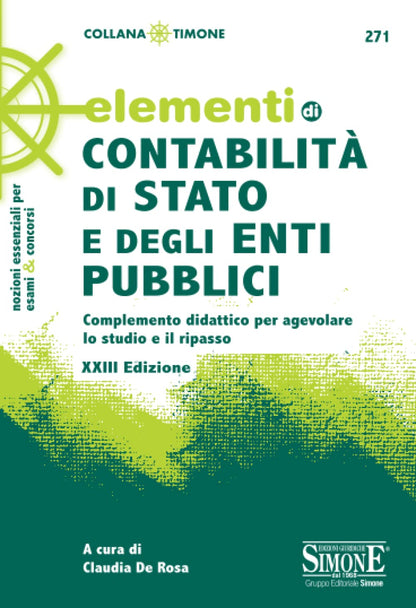 ELEMENTI DI CONTABILITÀ DI STATO E DEGLI ENTI PUBBLICI