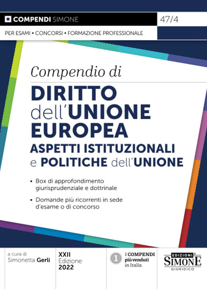 COMPENDIO DI DIRITTO DELL’UNIONE EUROPEA