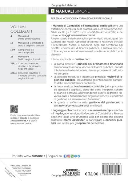 MANUALE DI CONTABILITÀ E FINANZA DEGLI ENTI LOCALI