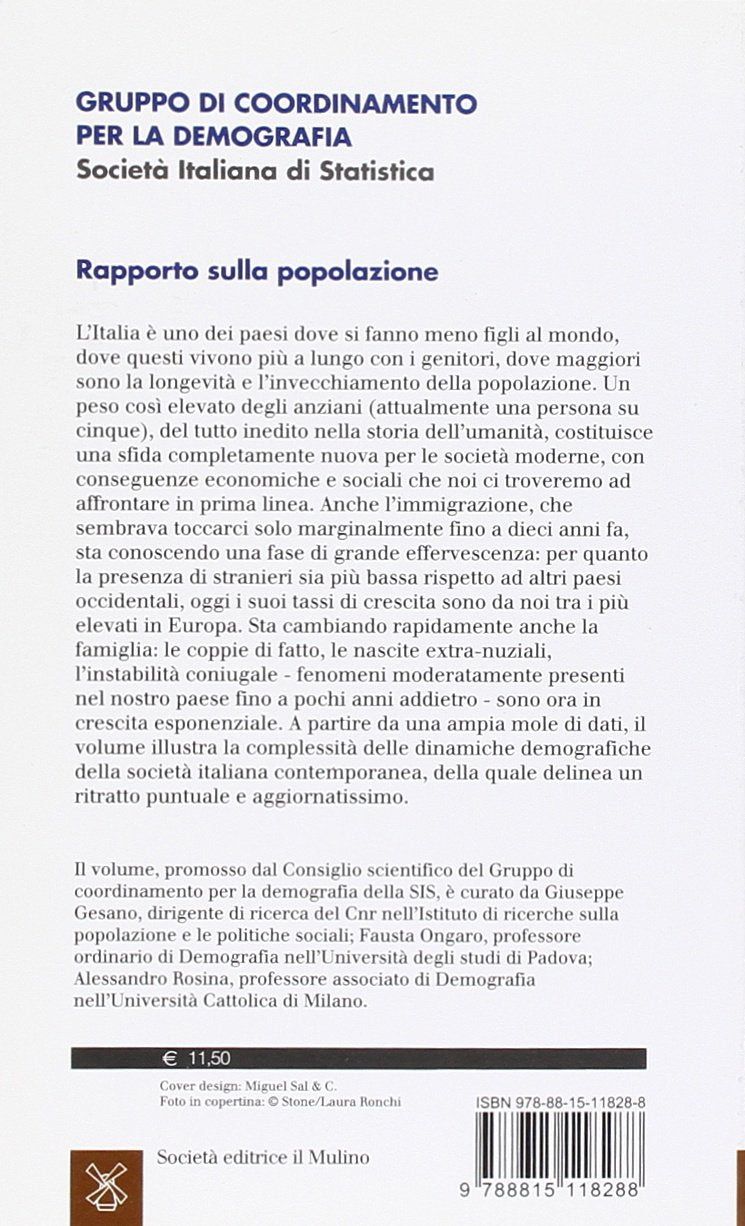 RAPPORTO SULLA POPOLAZIONE. L'ITALIA ALL'INIZIO DEL XXI SECOLO