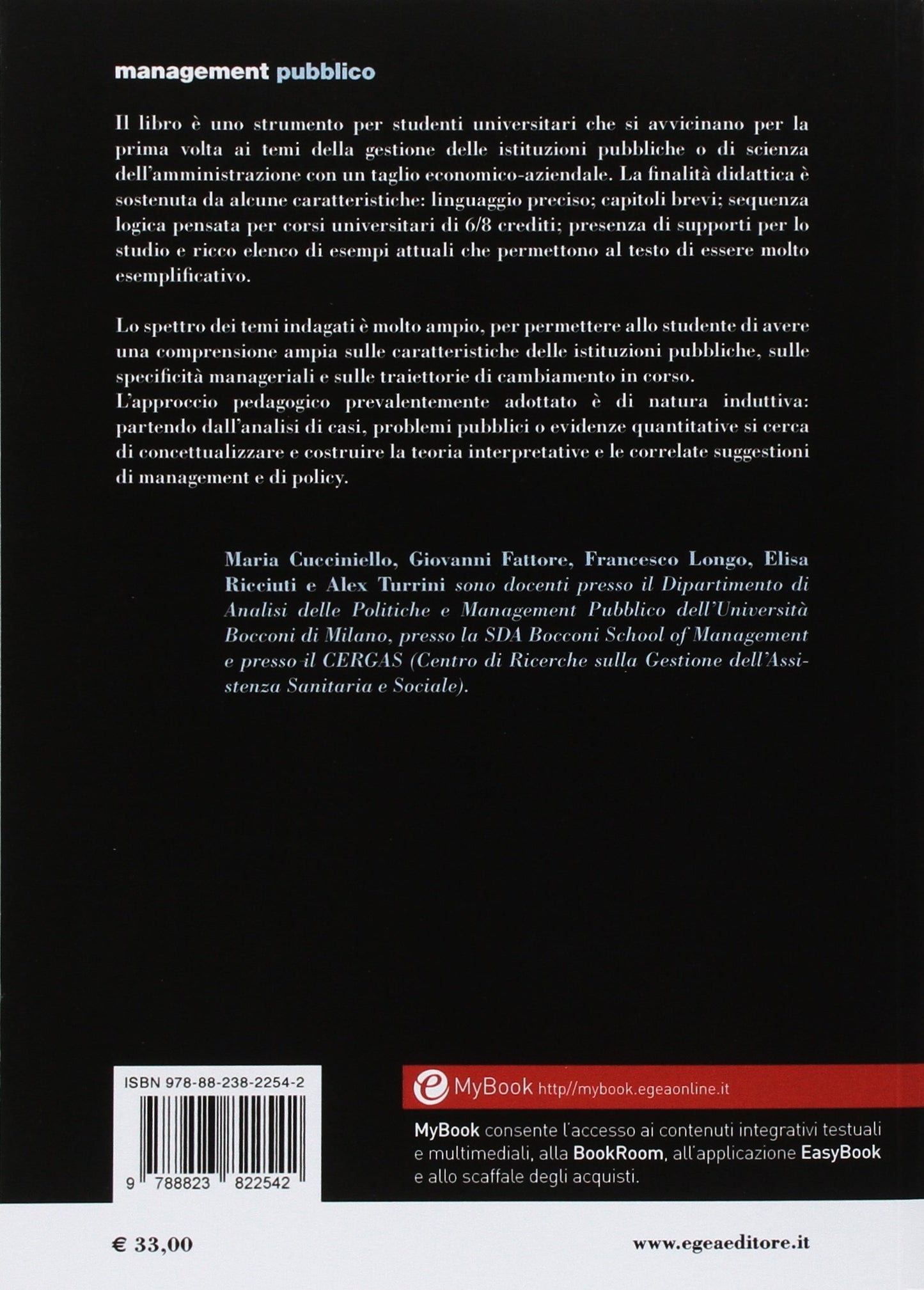 MANAGEMENT PUBBLICO