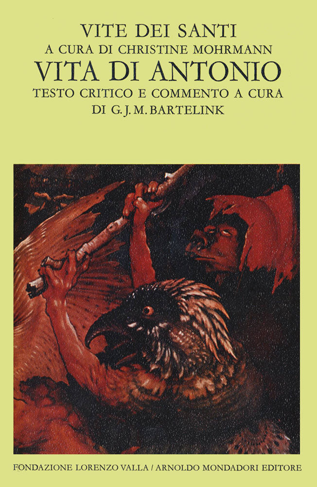 VITE DEI SANTI DAL III AL VI SECOLO VOL. 1: VITA DI ANTONIO.