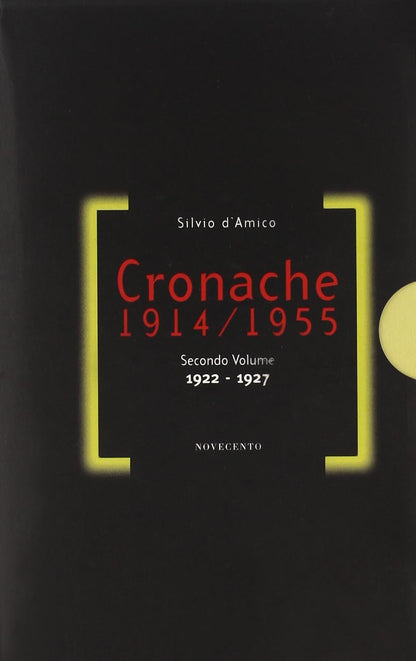 CRONACHE (1914-1955). VOL. 2: 1922-1927