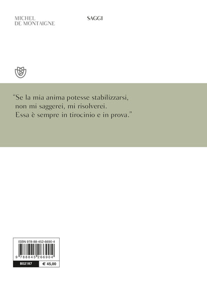 SAGGI. TESTO FRANCESE A FRONTE