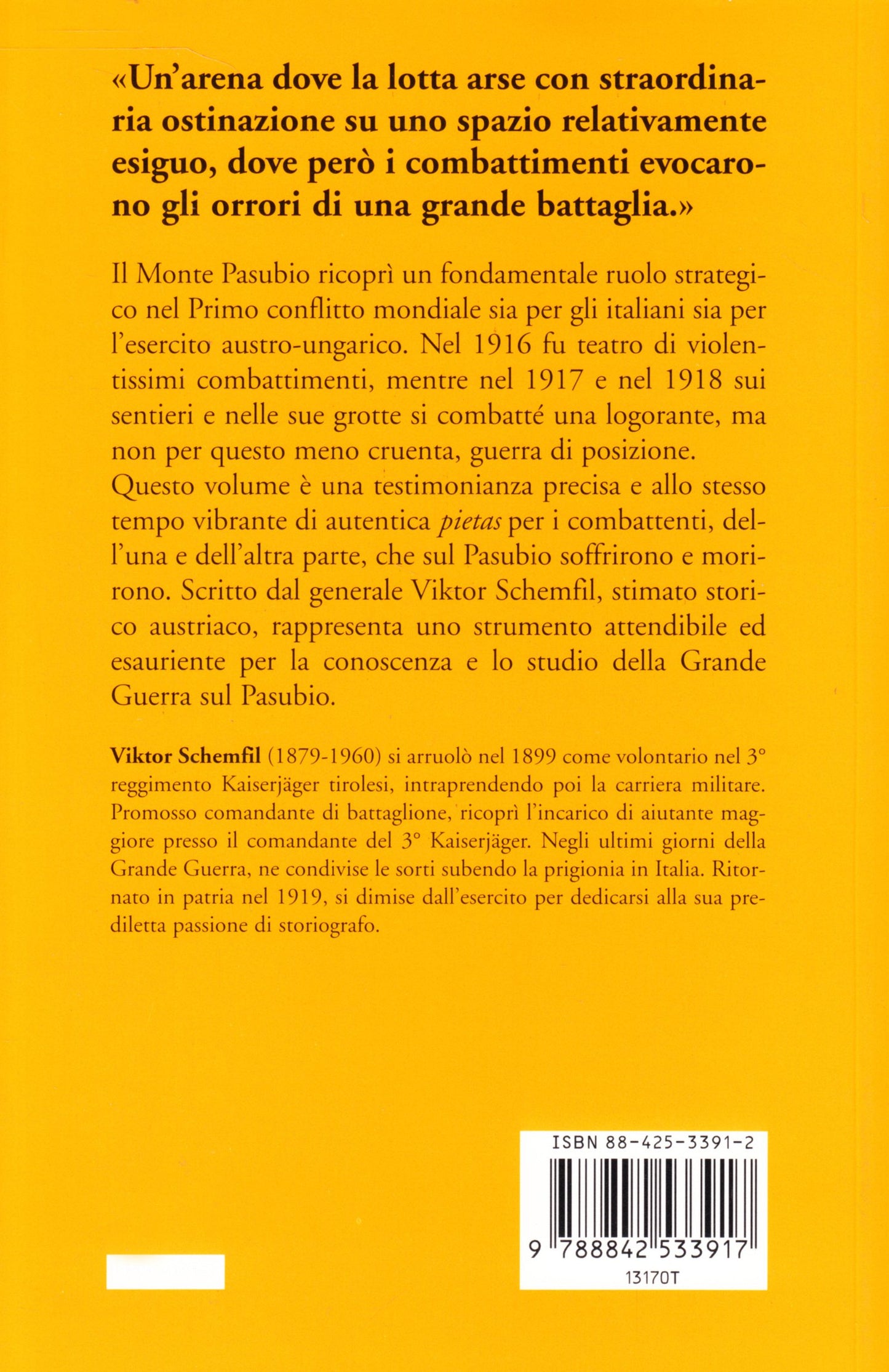 LA GRANDE GUERRA SUL PASUBIO 1916-1918