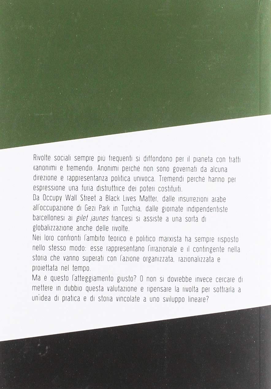 PENSARE LA RIVOLTA. UN PERCORSO STORICO E FILOSOFICO