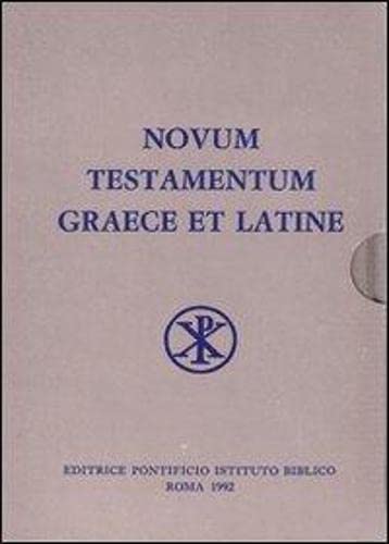 NOVUM TESTAMENTUM GRAECE ET LATINE APPARATU CRITICO INSTRUCTUM