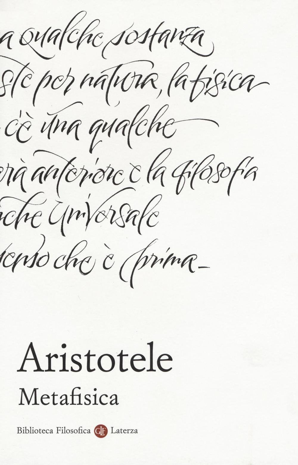METAFISICA. TESTO GRECO A FRONTE