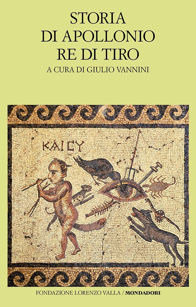 STORIA DI APOLLONIO RE DI TIRO. TESTO LATINO A FRONTE
