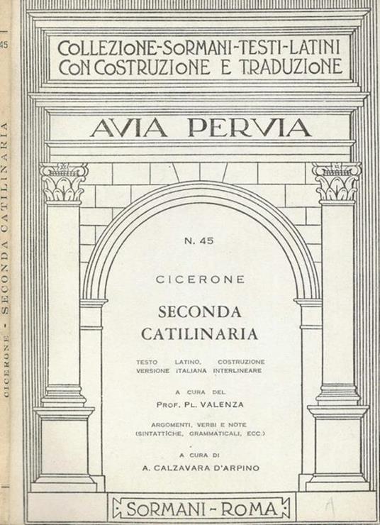 SECONDA CATILINARIA