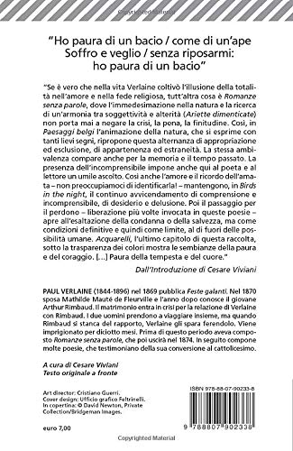 ROMANZE SENZA PAROLE. TESTO FRANCESE A FRONTE