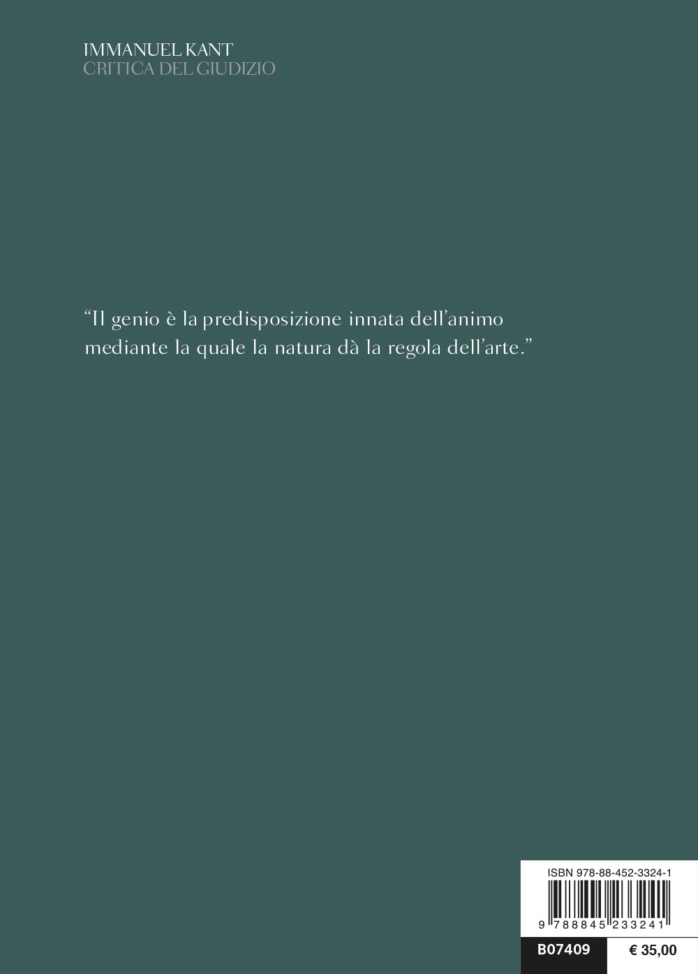 CRITICA DEL GIUDIZIO