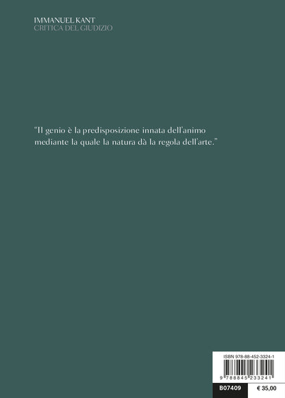 CRITICA DEL GIUDIZIO