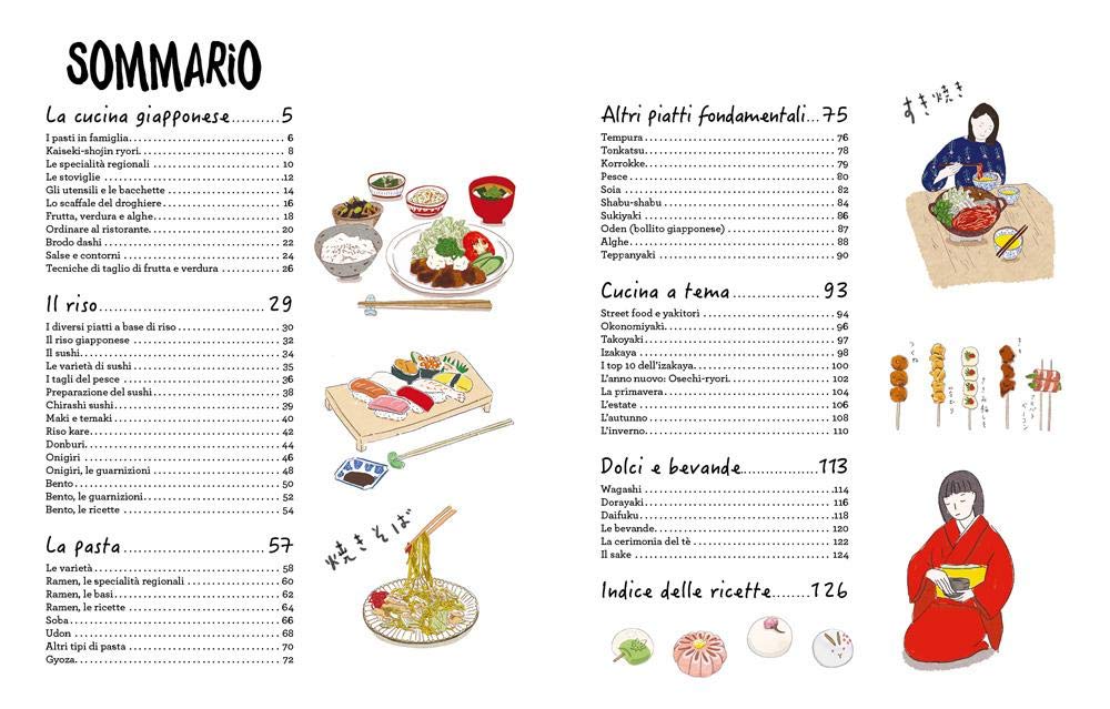 CUCINA GIAPPONESE ILLUSTRATA