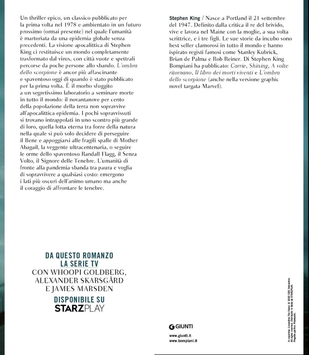 I OMBRA DELLO SCORPIONE (THE STAND)