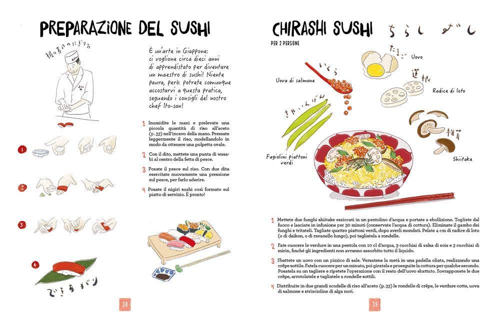 CUCINA GIAPPONESE ILLUSTRATA