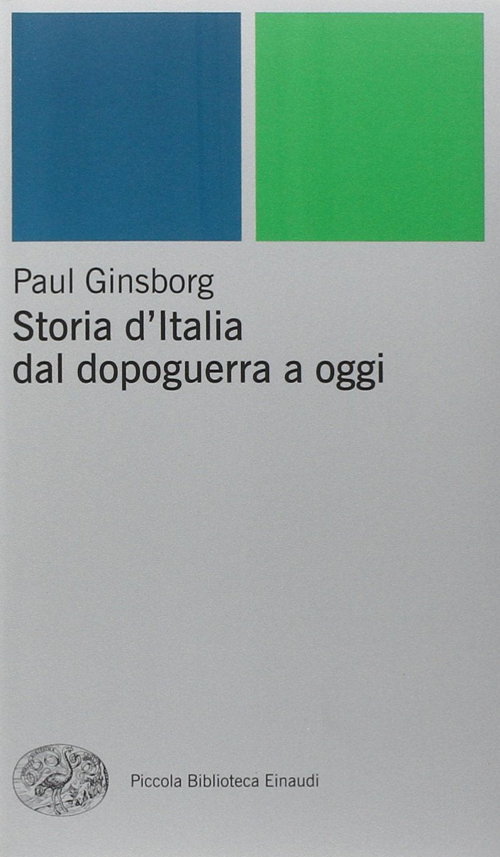 STORIA D'ITALIA DAL DOPOGUERRA A OGGI