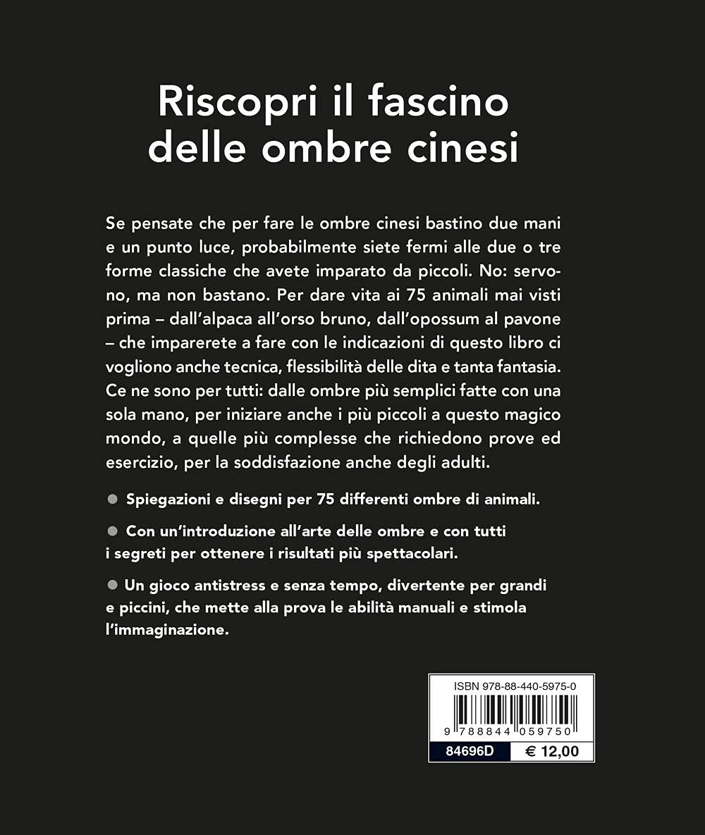 OMBRE CINESI. 75 ANIMALI DA FARE CON UNA O DUE MANI